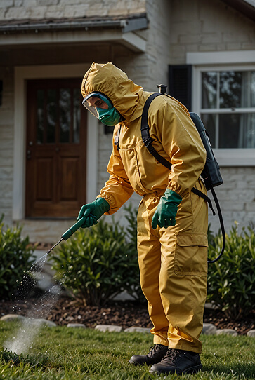 Professional pest control inspection service